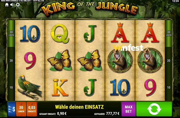 king of the jungle Logo