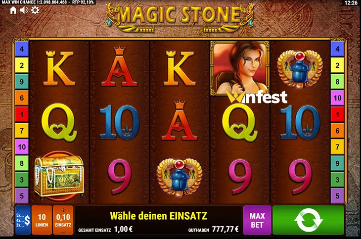 magic stone Logo
