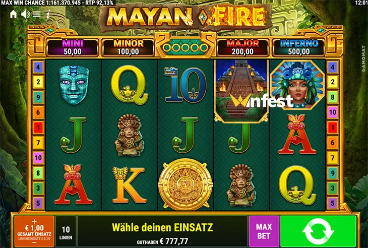 mayan fire Logo
