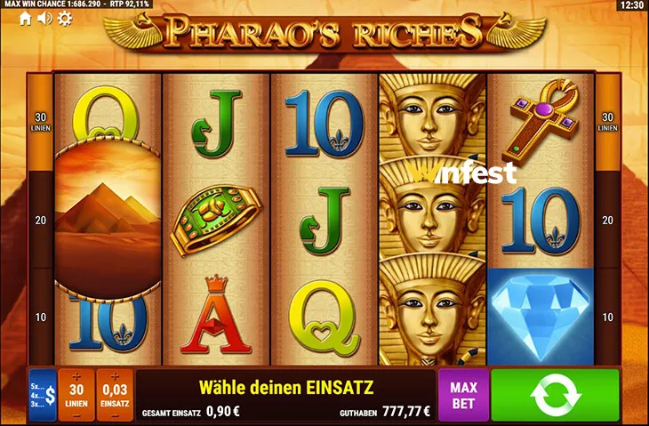 pharaos riches Logo