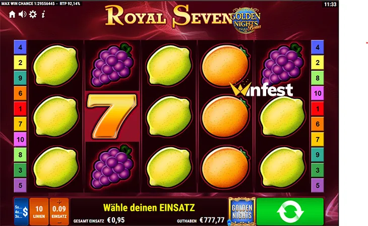 royal seven golden nights Logo