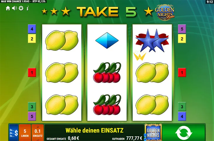 take 5 golden nights Logo