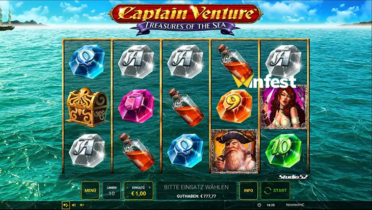 captain venture™: treasures of the sea Logo