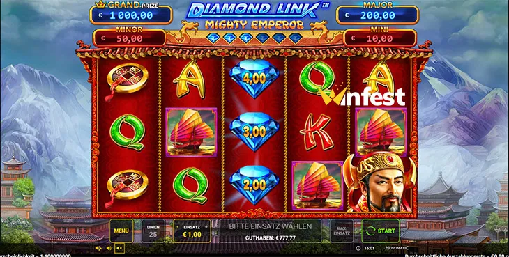 diamond link™: mighty emperor Logo