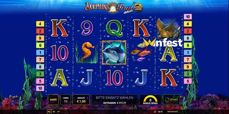 dolphin's pearl™ deluxe bonus spins Logo