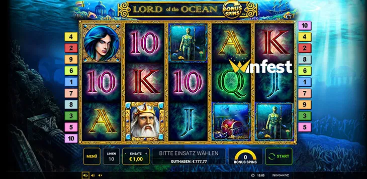 lord of the ocean™ bonus spins Logo