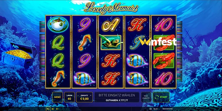 lovely mermaid Logo