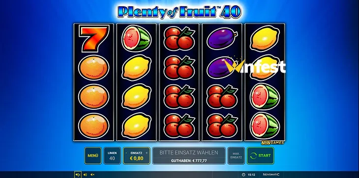 plenty of fruit™ 40 Logo