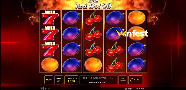 red hot 40 Logo