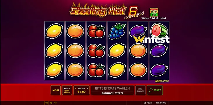 sizzling hot™ 6 extra gold Logo