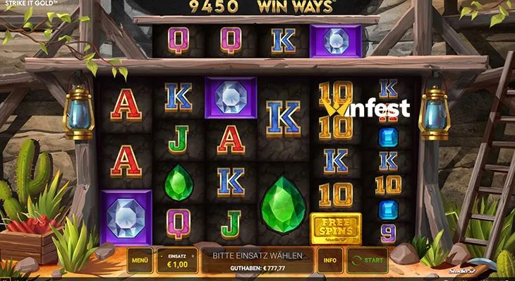 strike it gold™: win ways™ Logo