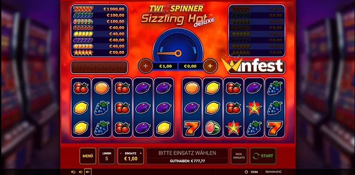 twin spinner sizzling hot™ deluxe Logo