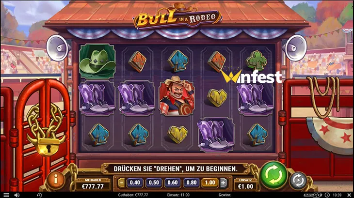 bull in a rodeo Logo