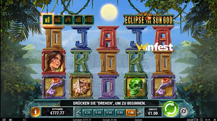 cat wilde in the eclipse of the sun god Logo