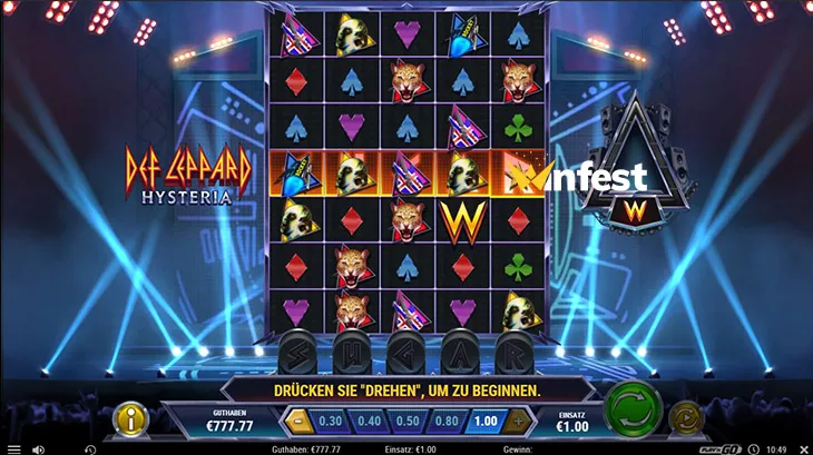 def leppard: hysteria Logo
