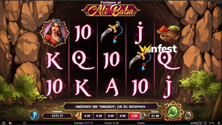 fortunes of ali baba Logo