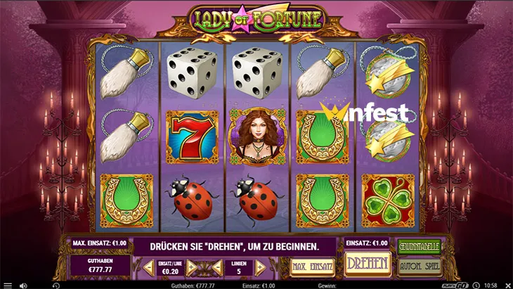 lady of fortune Logo