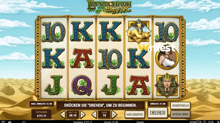 leprechaun goes egypt Logo