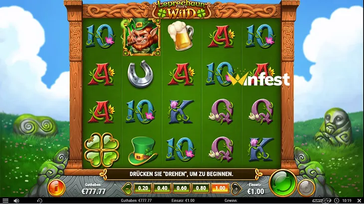 leprechaun goes wild Logo