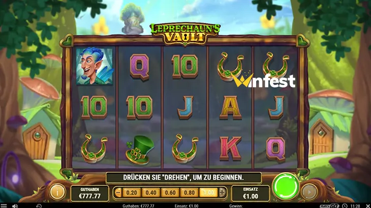 leprechaun's vault Logo