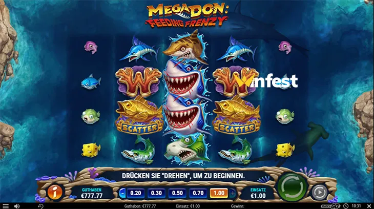 mega don: feeding frenzy Logo
