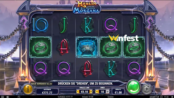 merlin and the ice queen morgana Logo