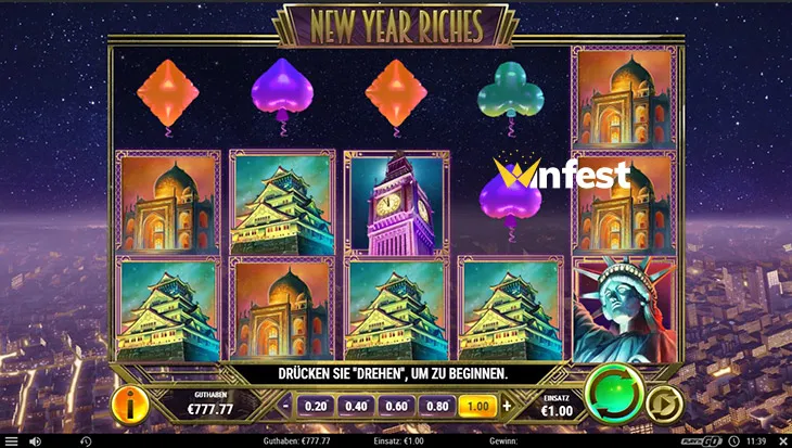 new year riches Logo
