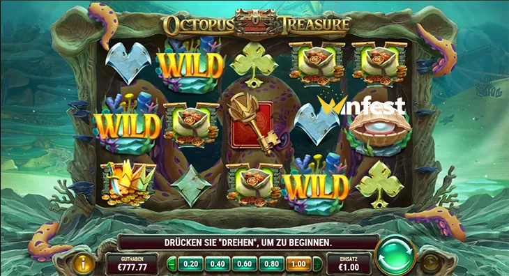 octopus treasure Logo