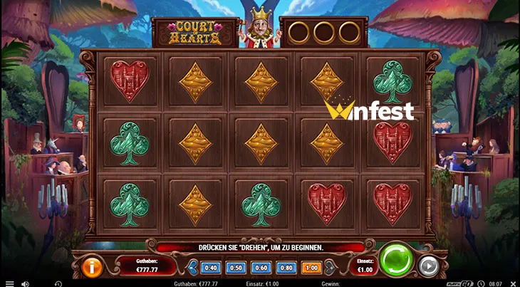 rabbit hole riches: court of hearts Logo