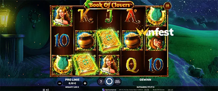 book of clovers Logo