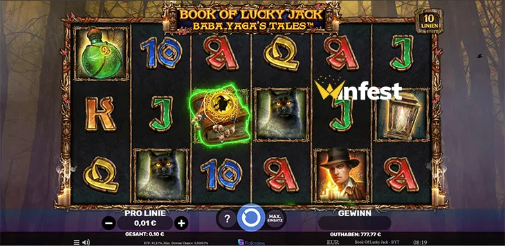 book of lucky jack - baba yaga's tales Logo