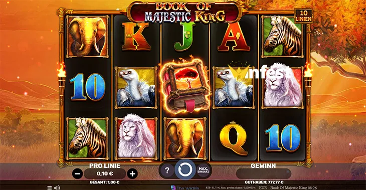 book of majestic king Logo
