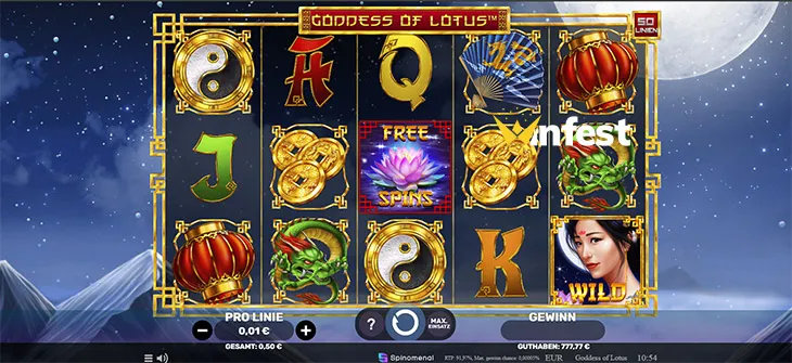 goddess of lotus Logo