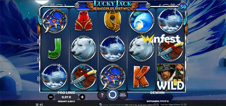 lucky jack - dagger of destiny Logo