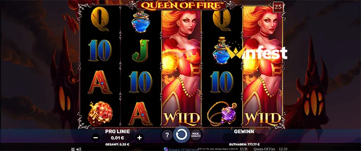 queen of fire Logo