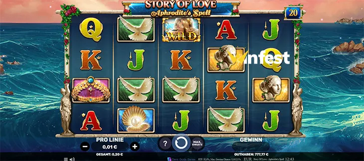 story of love - aphrodites spell Logo